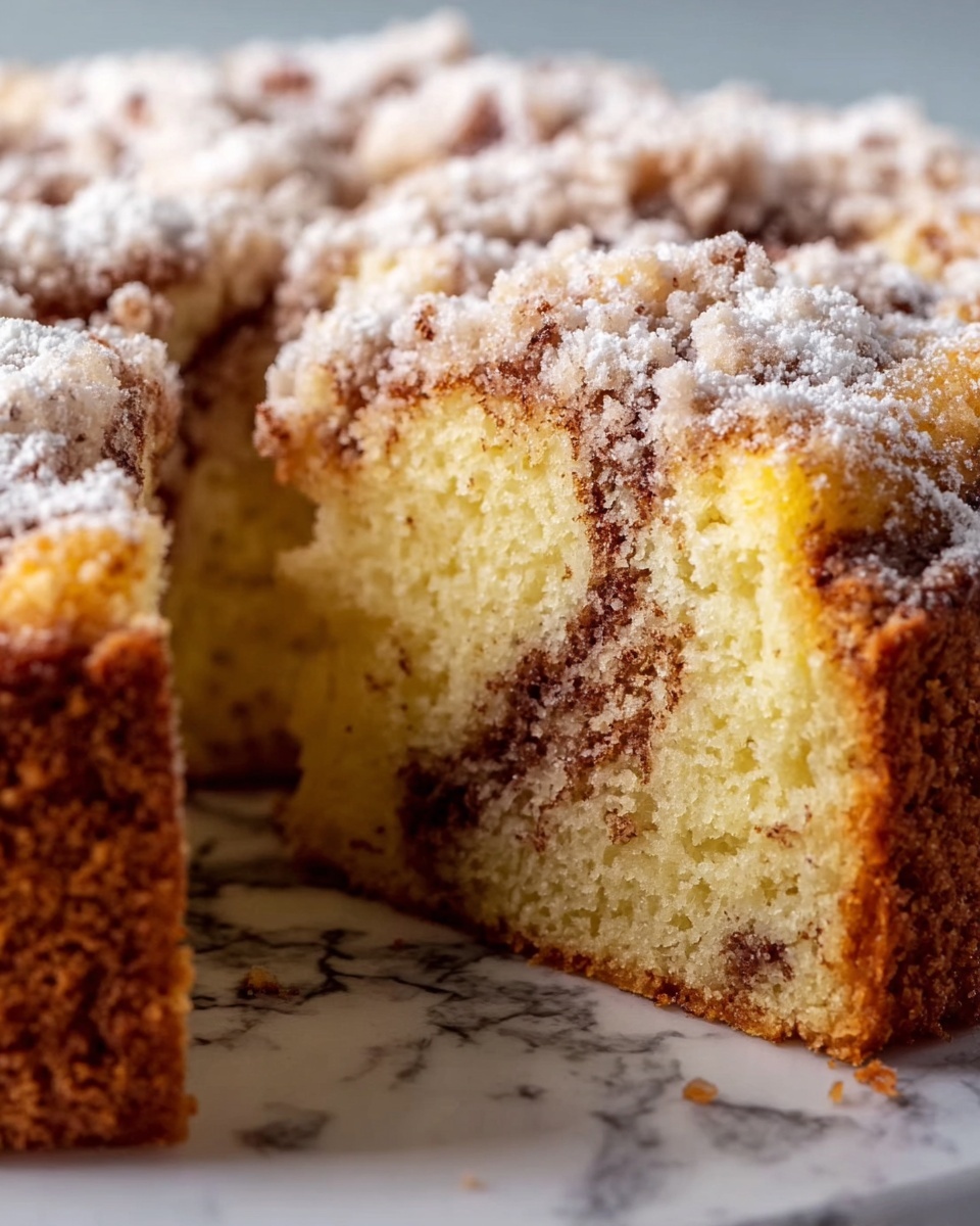 Cake Mix Coffee Cake with Cinnamon Streusel Recipe - Recipe Image