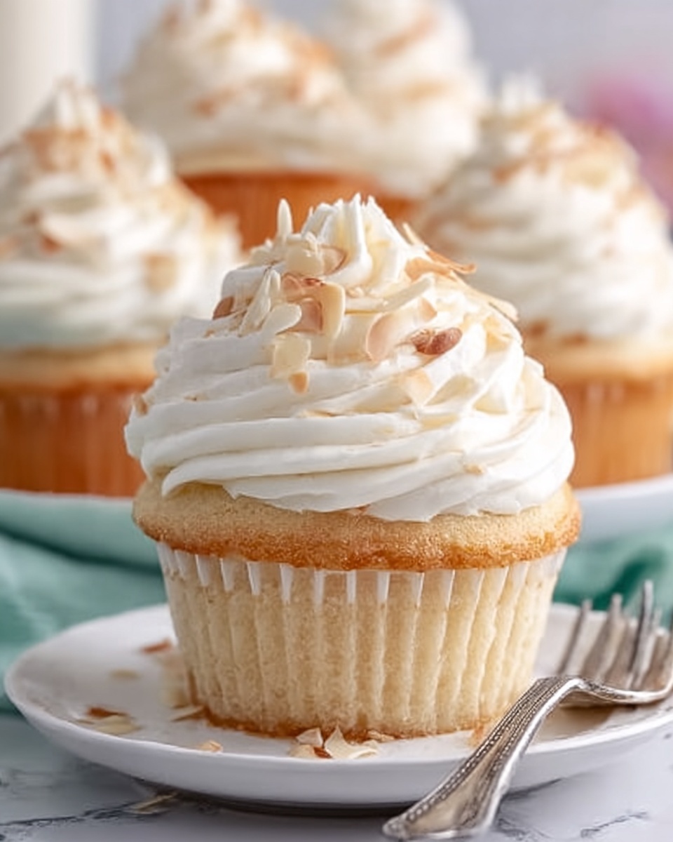 Coconut Cream Pie Cupcakes Recipe - Recipe Image