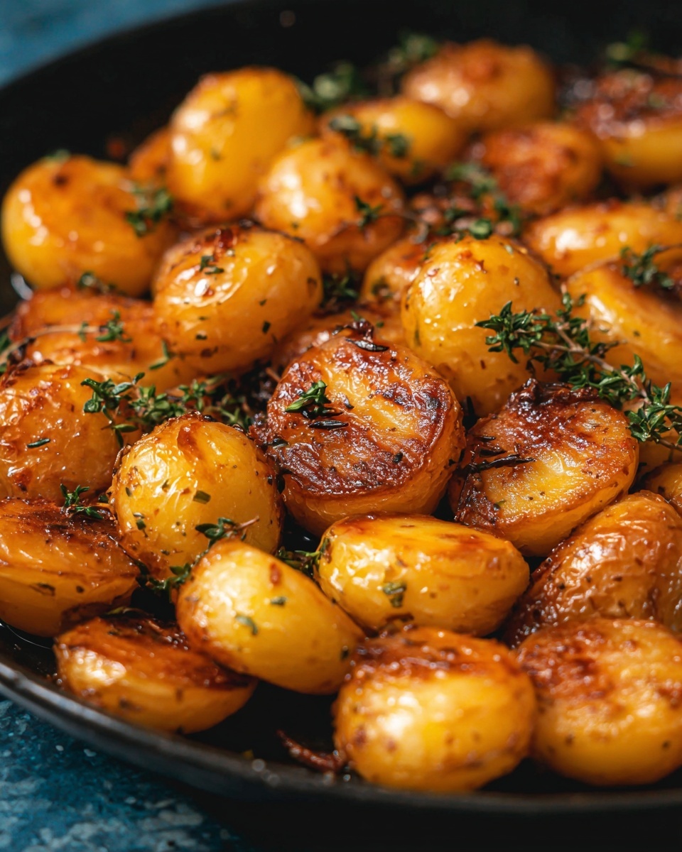 Honey Butter Smashed Potatoes Recipe - Recipe Image