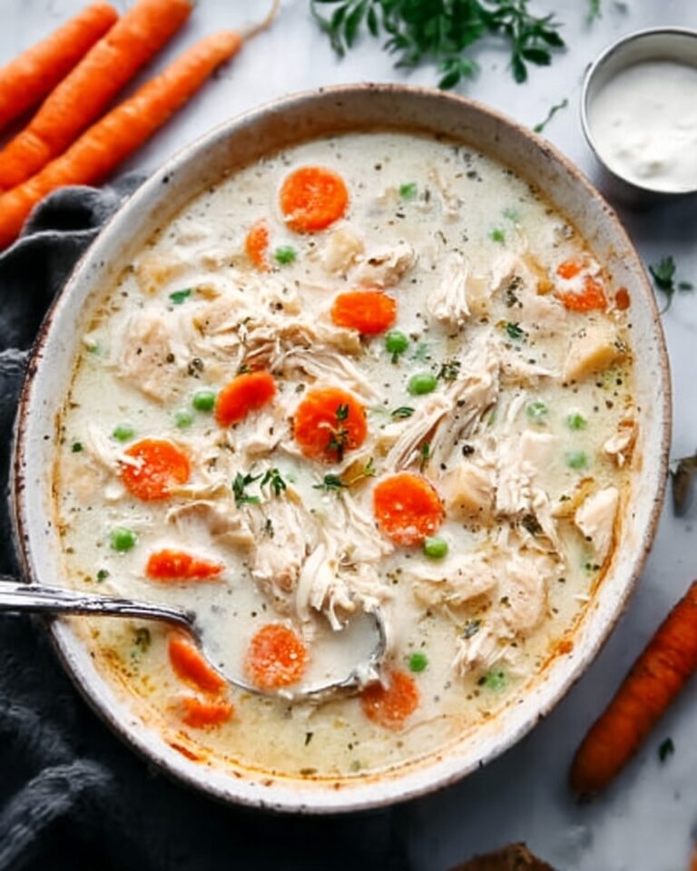 Small Batch Chicken Pot Pie Soup for Two Recipe