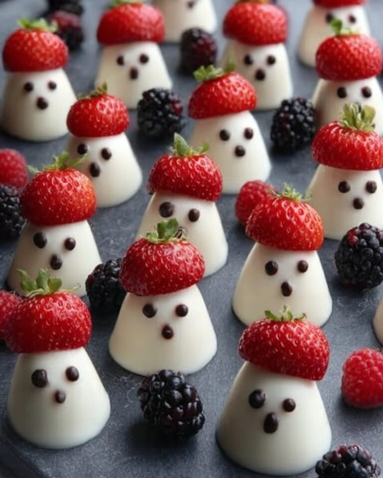 Spooky Strawberry Ghosts Recipe