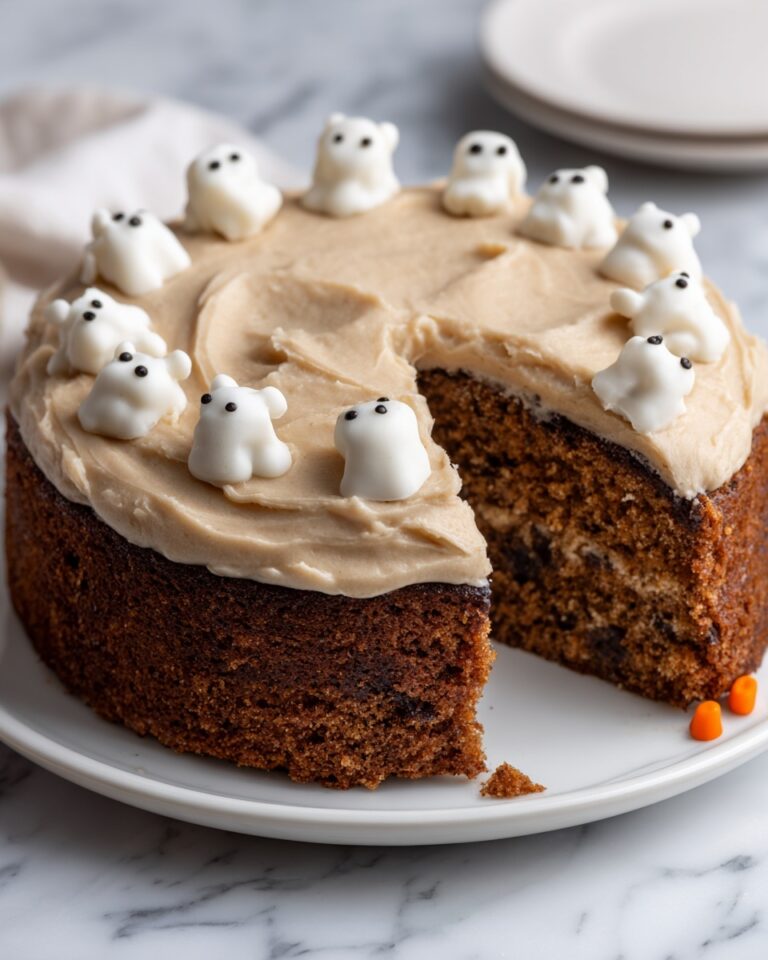 Halloween Cookie Cake with Chocolate Chips, Sprinkles, and Spooky Buttercream Decorations Recipe