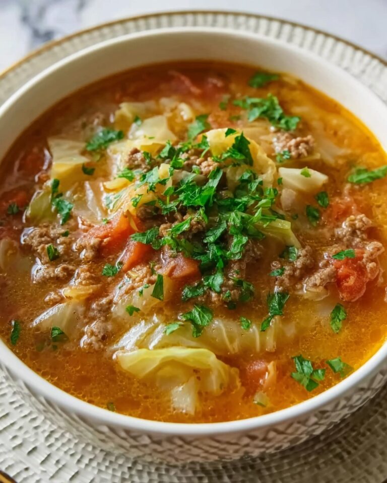 Cabbage Soup with Ground Beef Recipe