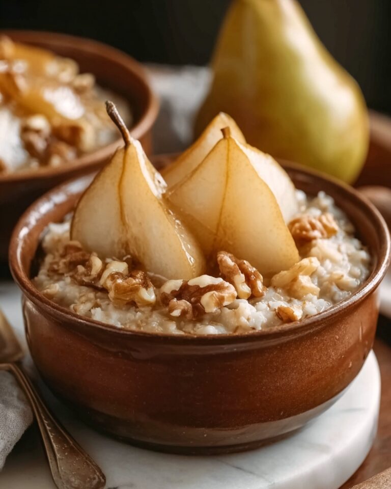 Caramelized Pear Oatmeal Bowls Recipe
