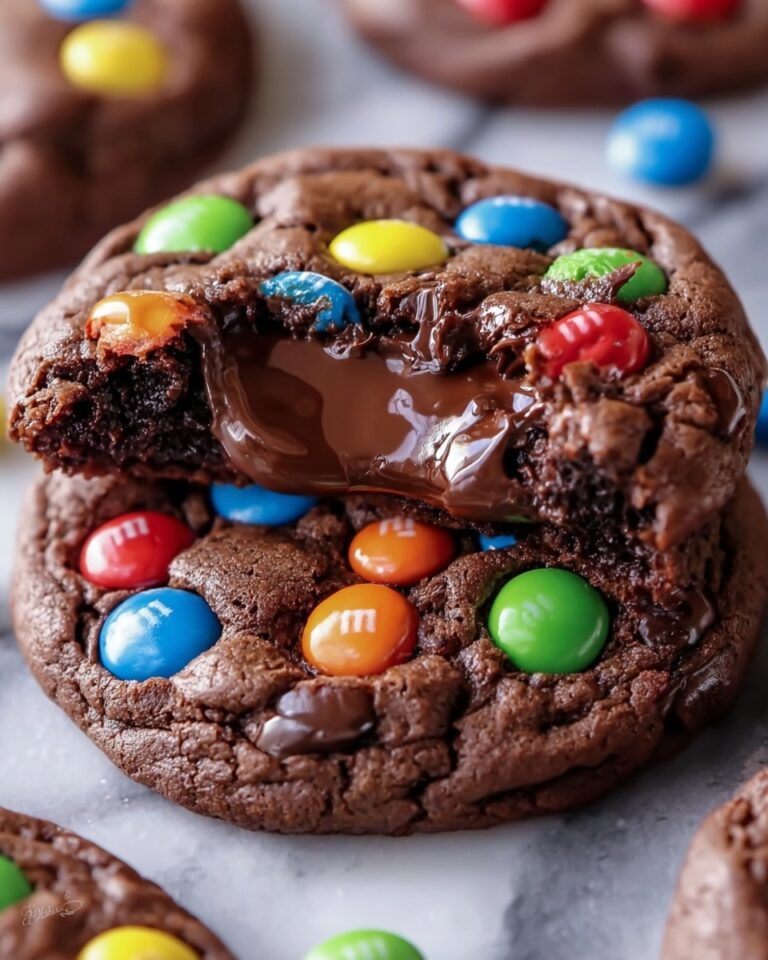 Chocolate Lava M&M Surprise Cookies Recipe