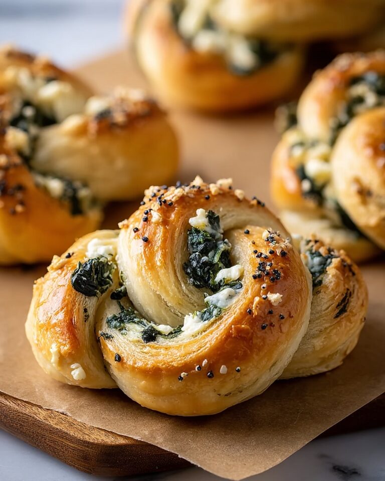 Spinach and Cheese Stuffed Twists Recipe