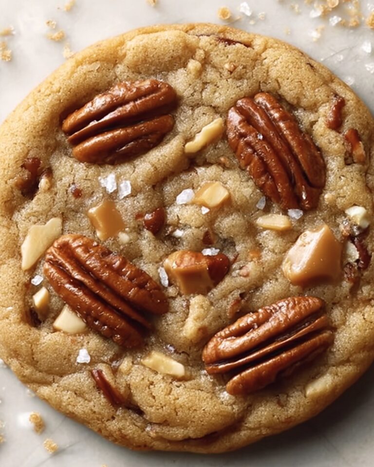 Salted Caramel Pecan Chocolate Chip Cookies Recipe