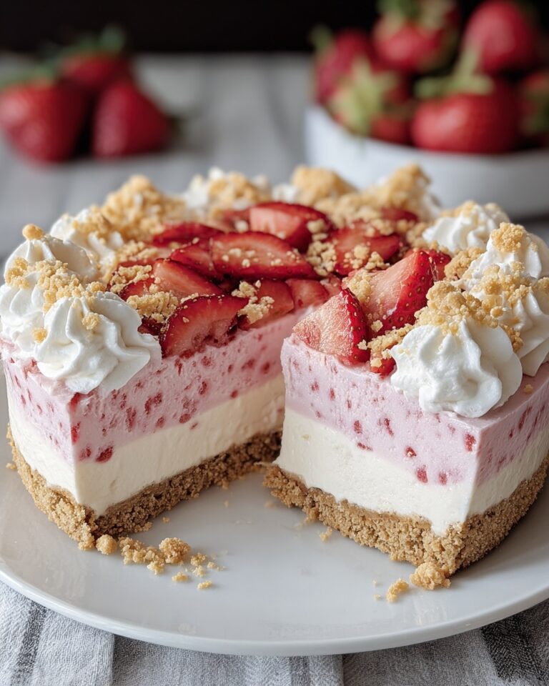 Strawberry Crunch Cheesecake Recipe
