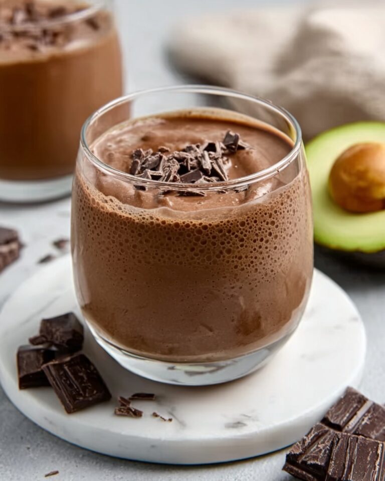 Avocado Chocolate Peanut Butter Smoothie Recipe
