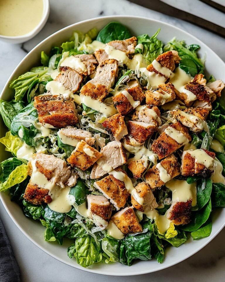Grilled Chicken Caesar Salad with Homemade Croutons Recipe