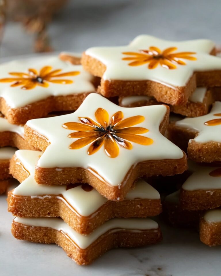 Cardamom Shortbread Cookies with Orange Glaze Recipe