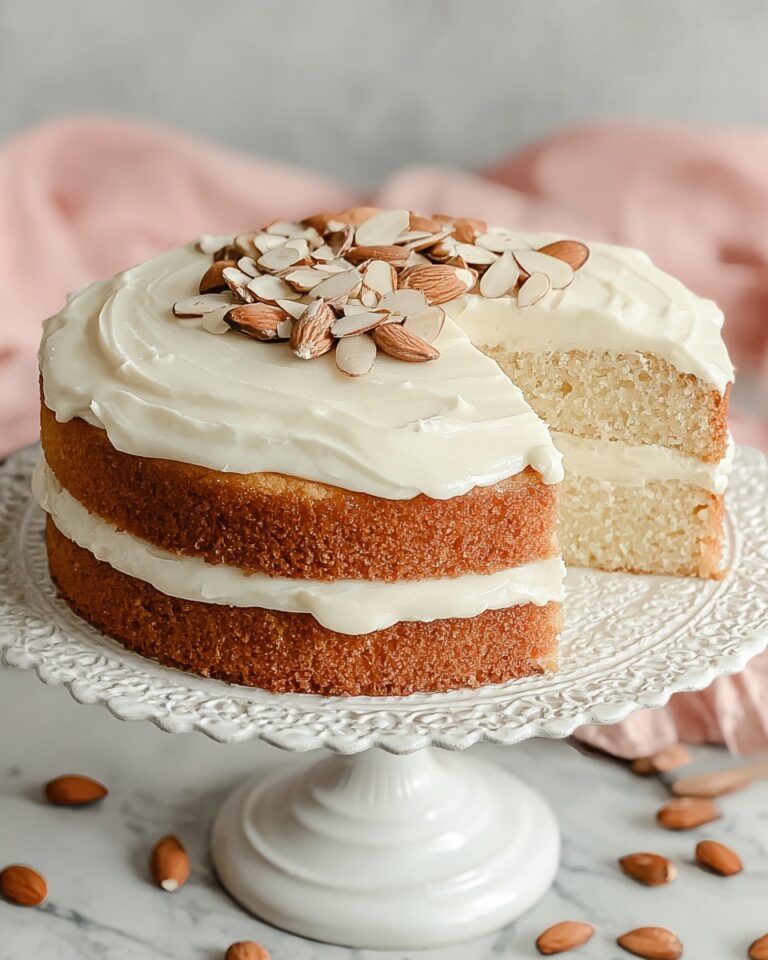 Almond Cream Cake Recipe