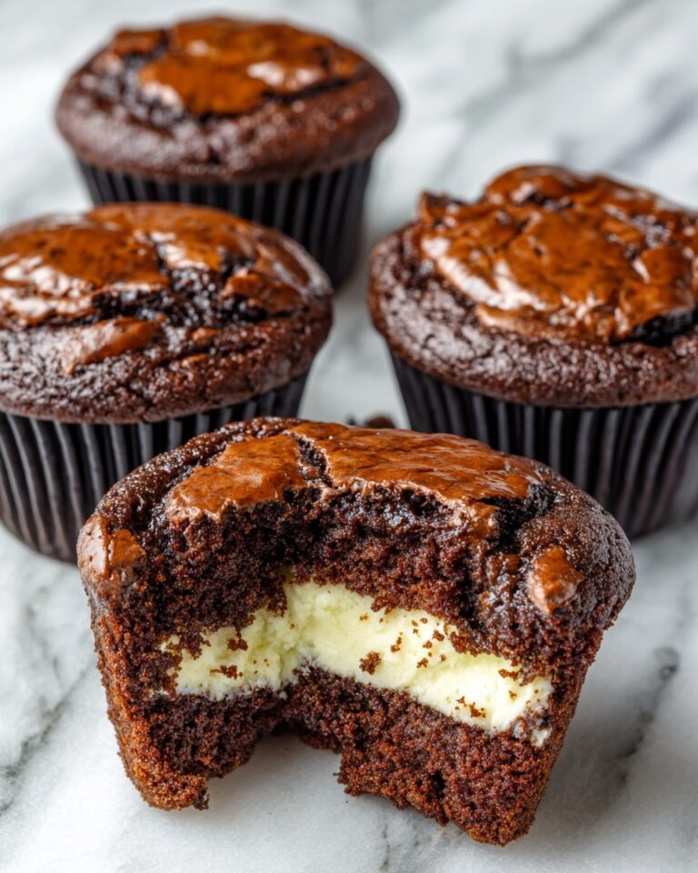 Cheesecake Stuffed Chocolate Cupcakes Recipe