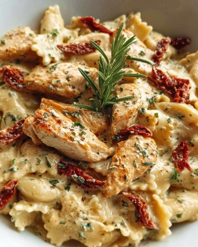 Spicy Chicken Creamy Pasta with Sun-Dried Tomatoes Recipe