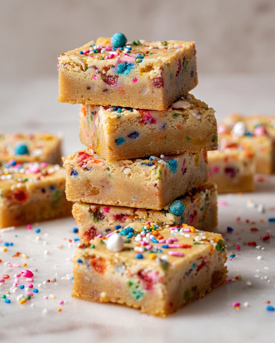 Funfetti Blondies Recipe - Recipe Image