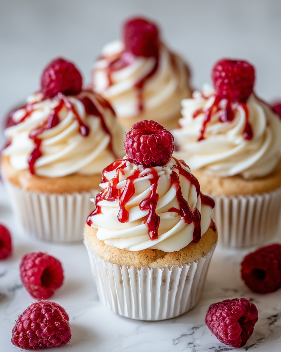 Raspberry Cheesecake Cupcakes Recipe - Recipe Image