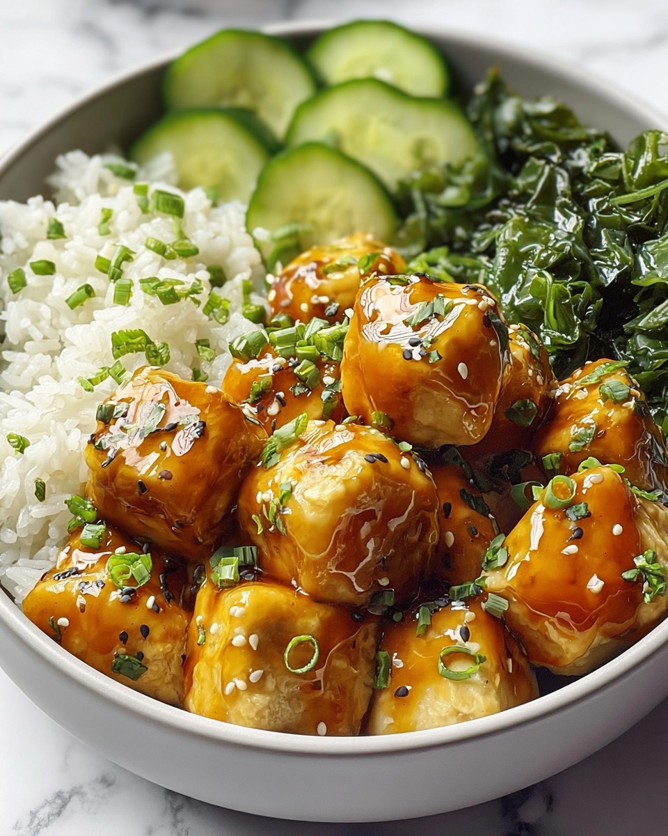 Honey Garlic Chicken Bowl Recipe - Recipe Image