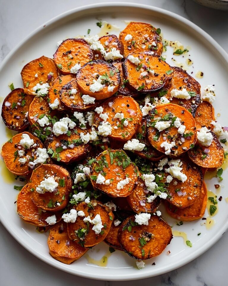 Honey Feta Sweet Potato Rounds Recipe