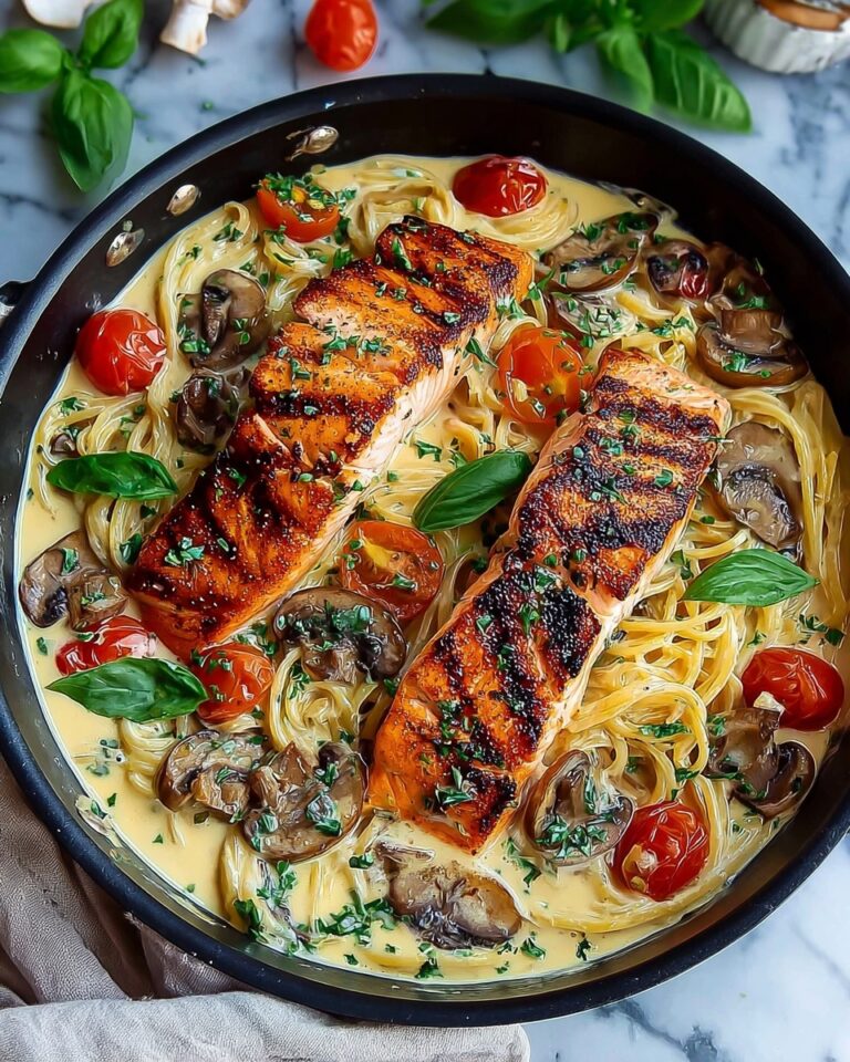 Tuscan Salmon Pasta Recipe