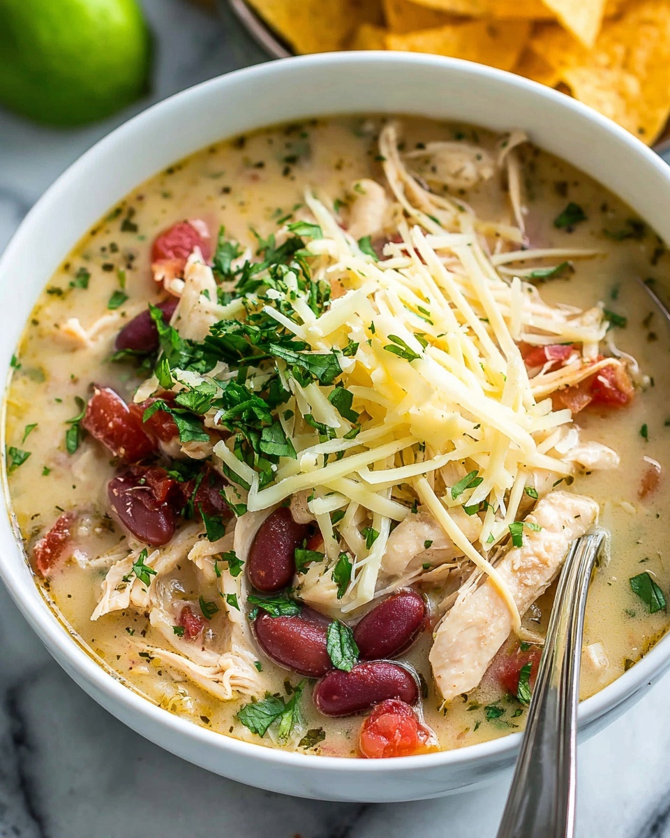White Chicken Chili Crockpot: Easy Slow Cooker Recipe - Recipe Image