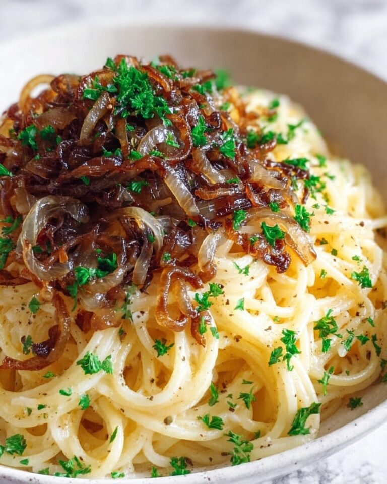 Vegan Caramelized Onion Pasta Recipe