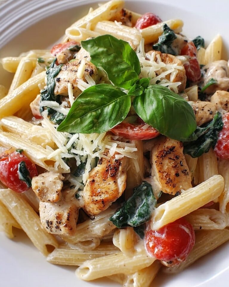 Tomato Spinach Chicken Pasta Recipe