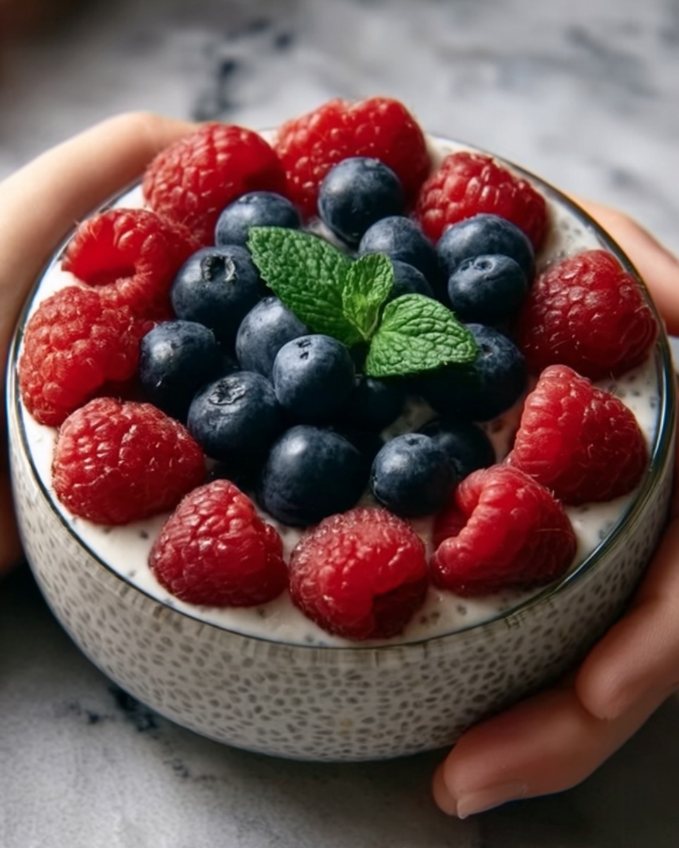 Chia Seed Pudding with Coconut Milk and Berries Recipe - Recipe Image