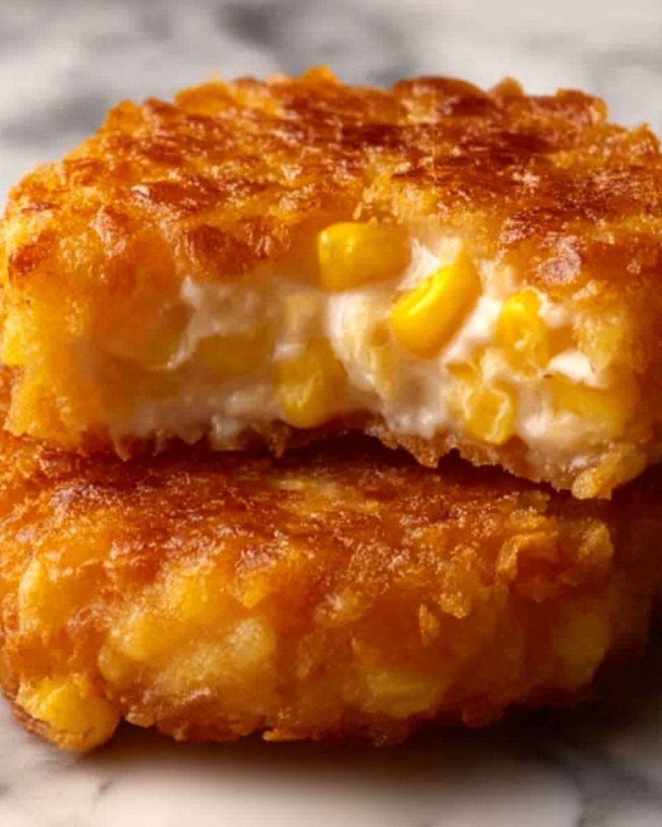 Crispy Cheddar Corn Potato Fritters Recipe - Recipe Image