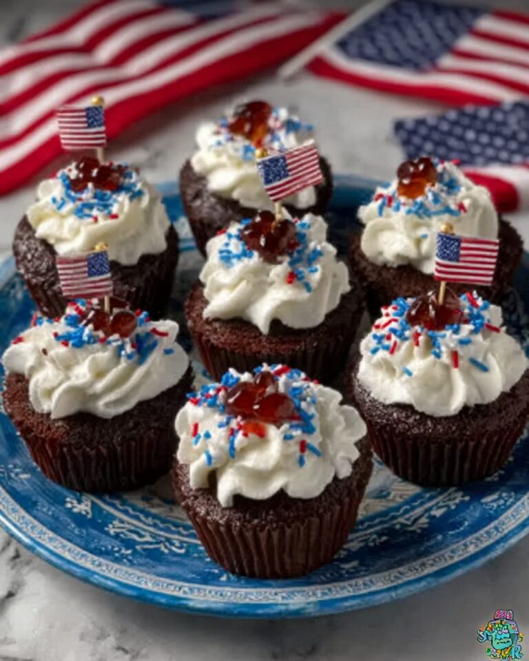 Patriotic Brownie Bombs Recipe