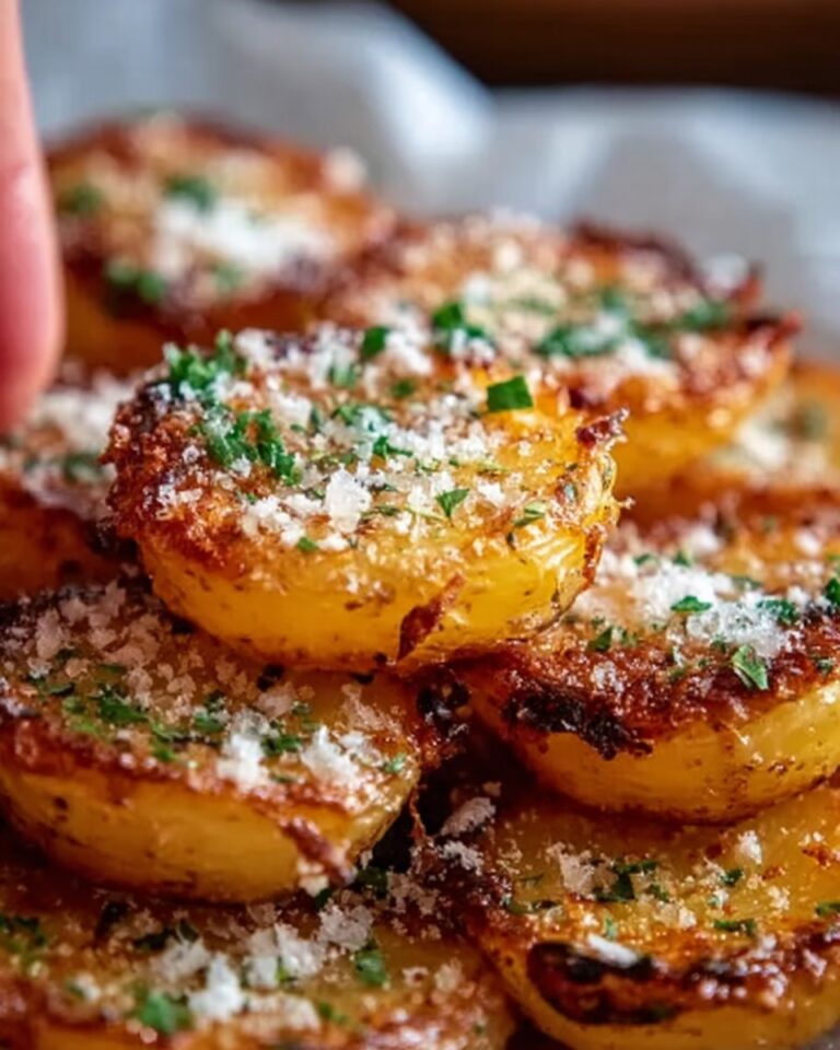 Oven Crispy Parmesan Potatoes Recipe