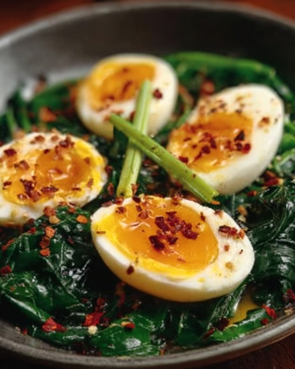 Spinach and Egg Stir-Fry Recipe - Recipe Image