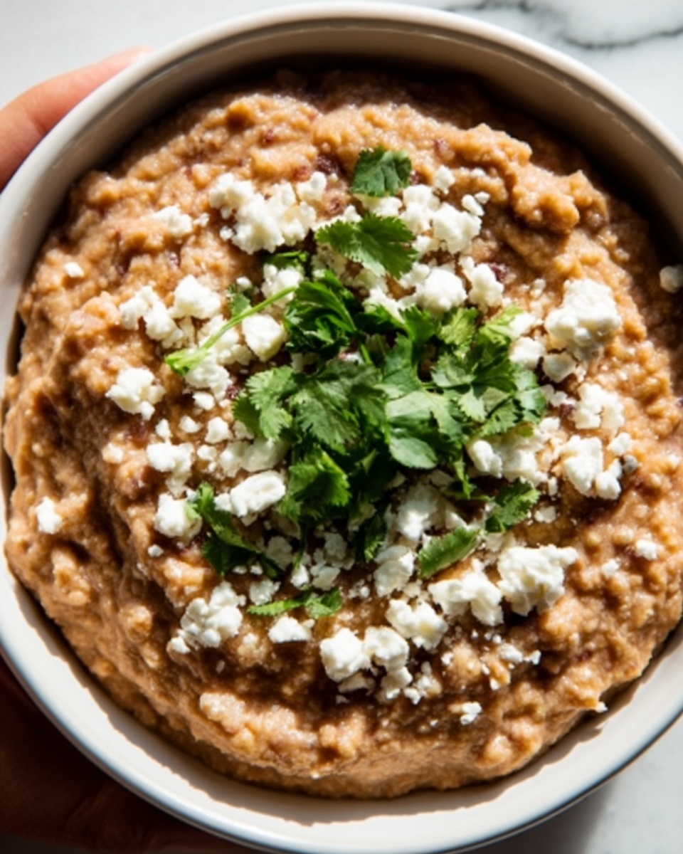 Creamy Slow Cooker Refried Beans Recipe - Recipe Image