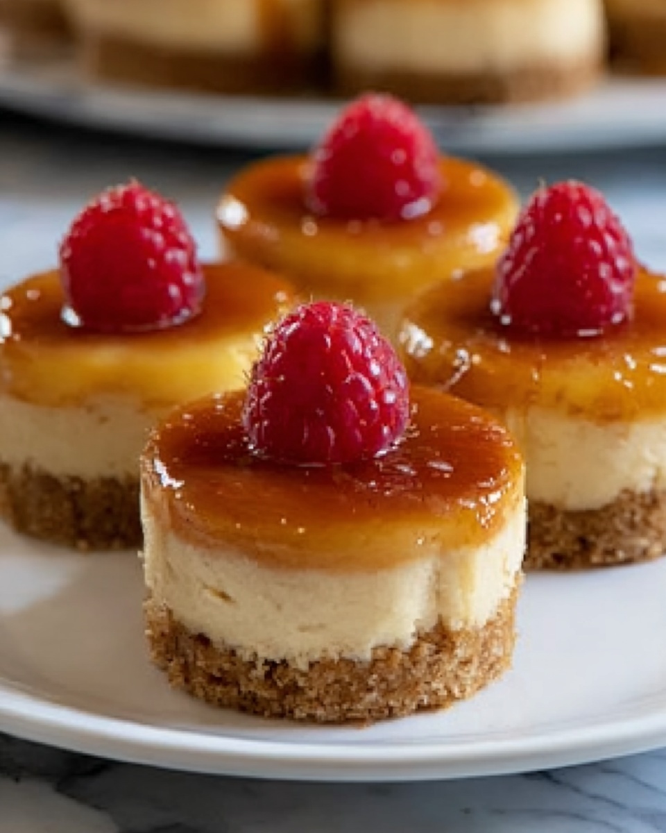 Mini Pineapple Upside-Down Cheesecakes Recipe - Recipe Image
