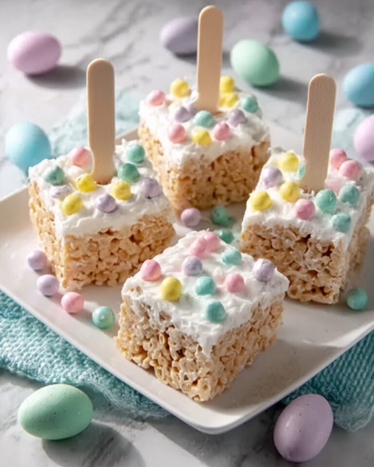 Chocolate-Dipped Easter Rice Krispie Treats Recipe