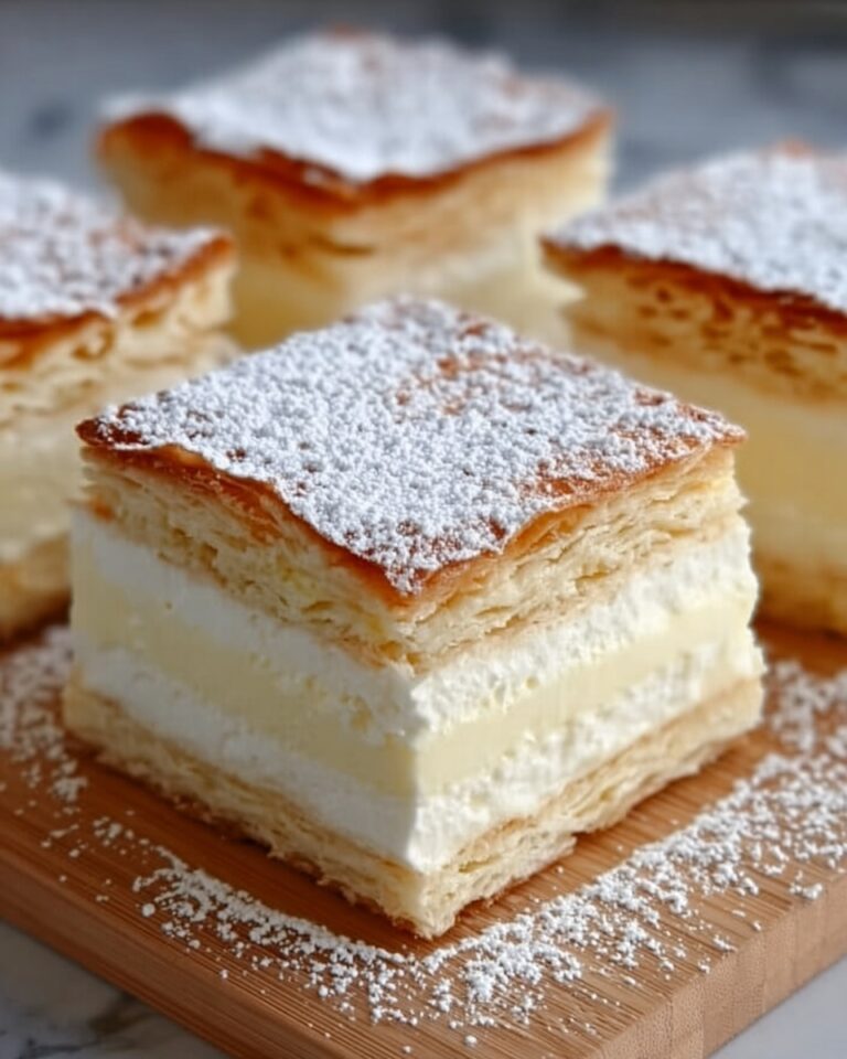 Vanilla Custard Cream Squares Recipe