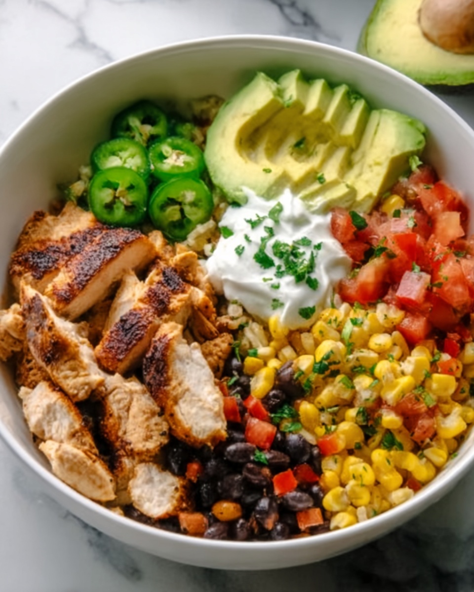 Chicken Fajita Bowls Recipe - Recipe Image