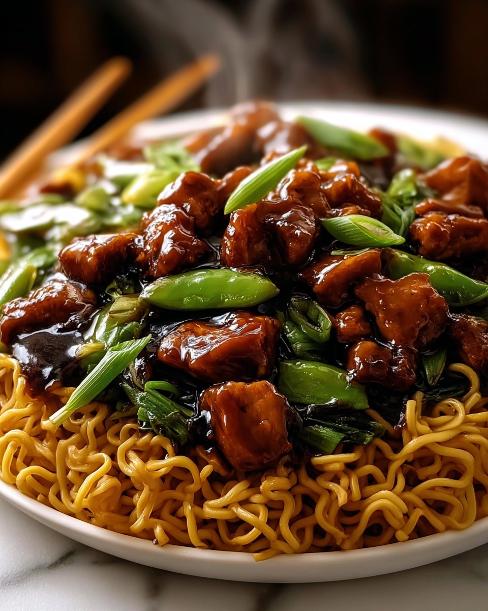Garlic Chicken Lo Mein Recipe - Recipe Image