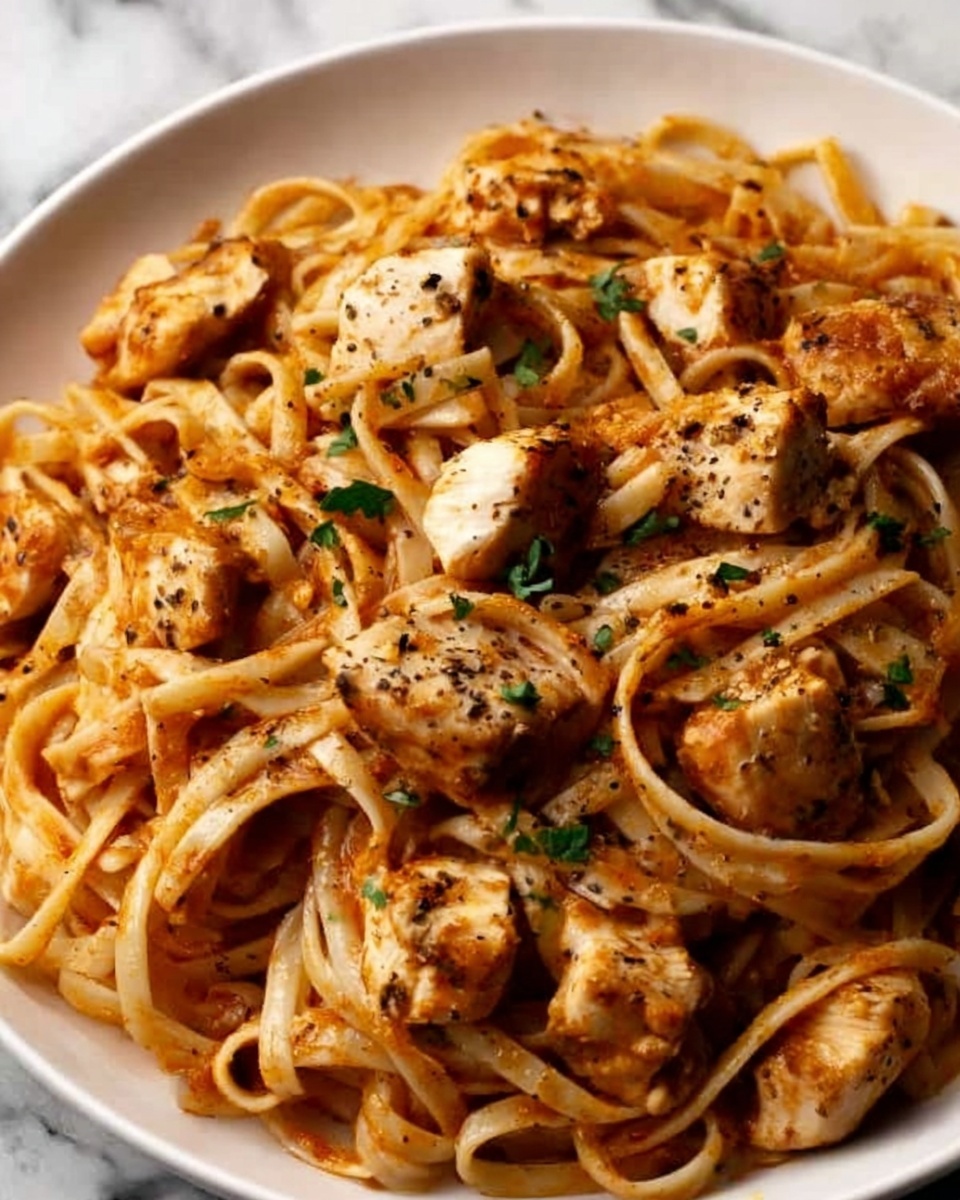 Cowboy Butter Chicken Linguine Recipe - Recipe Image