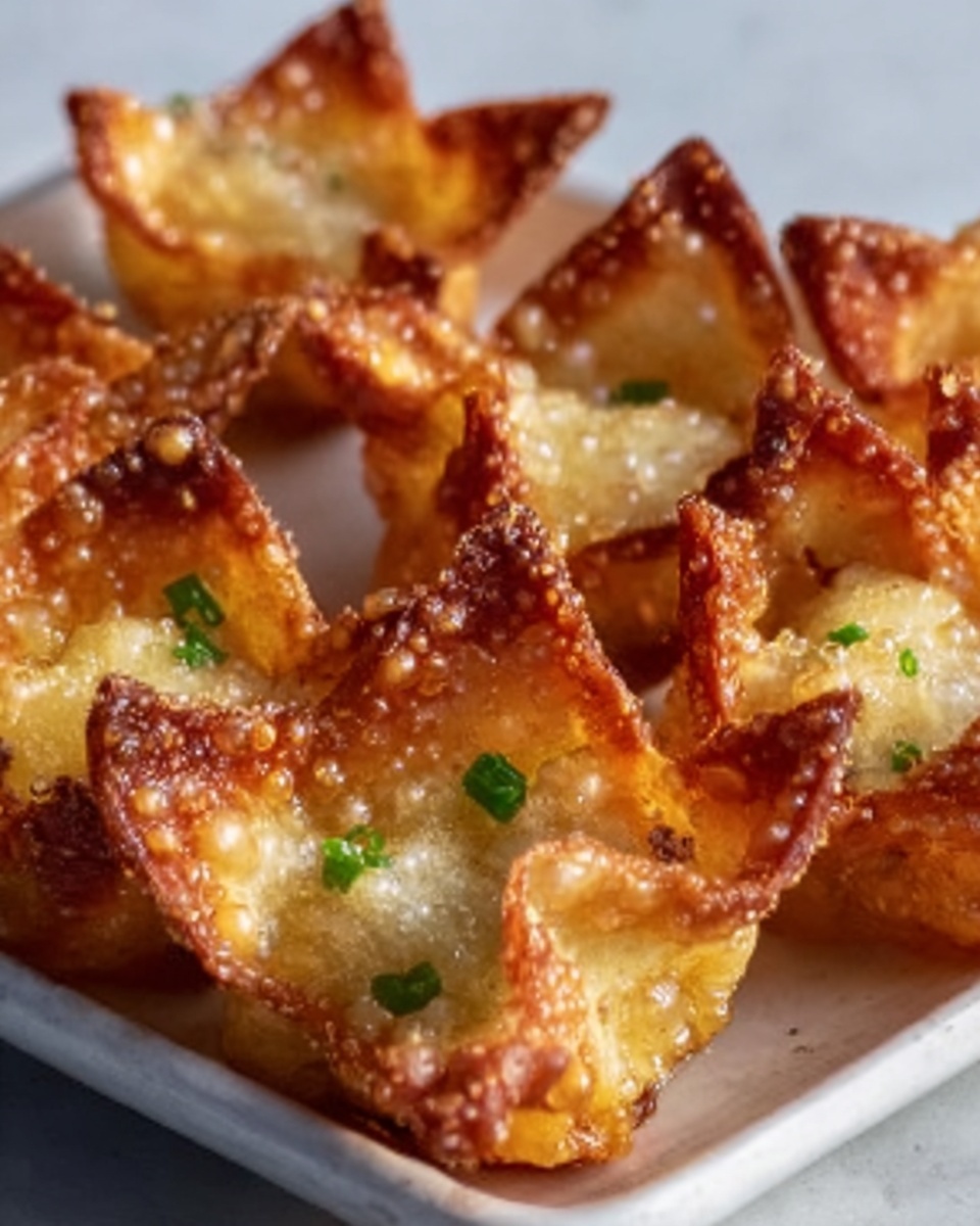 Baked Crab Rangoon Wontons Recipe - Recipe Image