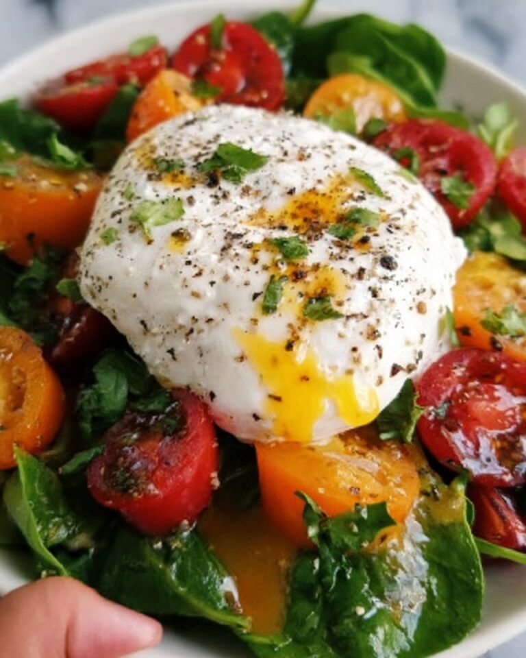 Peach Burrata Salad with Toasted Nuts and Balsamic Glaze Recipe