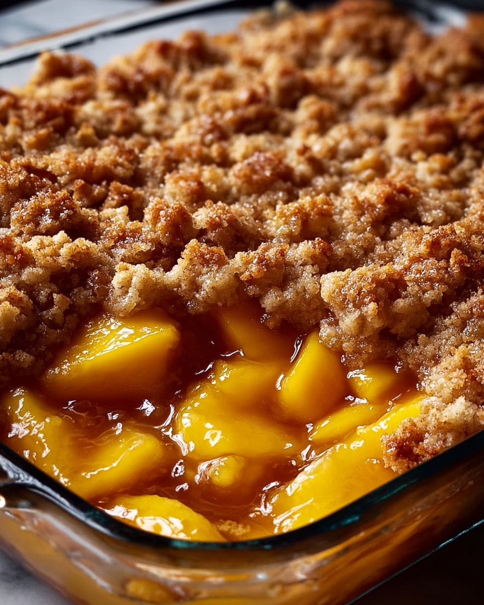 Old Time Oven Peach Cobbler Recipe - Recipe Image