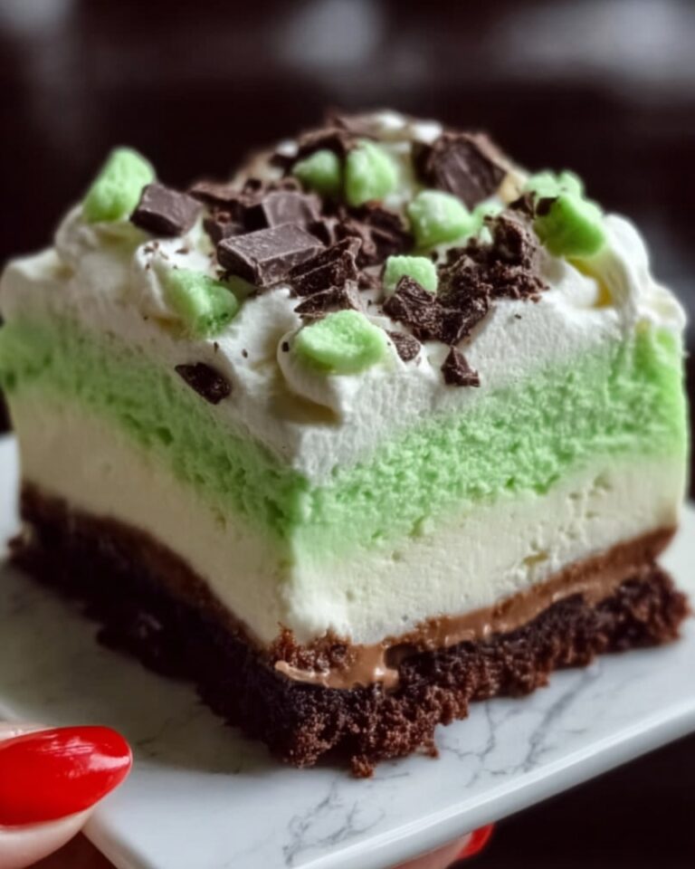 Shamrock Shake Dessert Lasagna Recipe