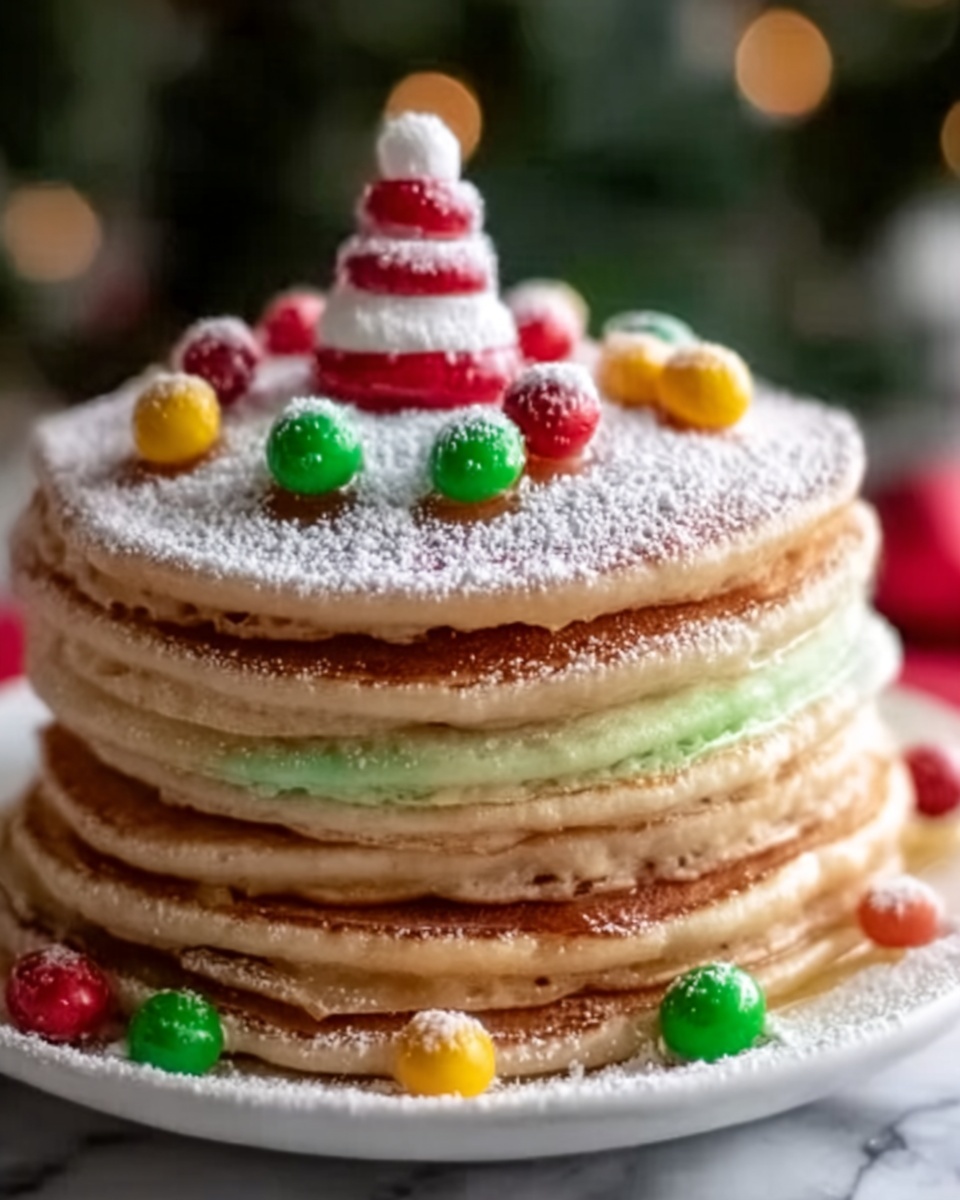 Christmas Tree Pancakes Recipe - Recipe Image