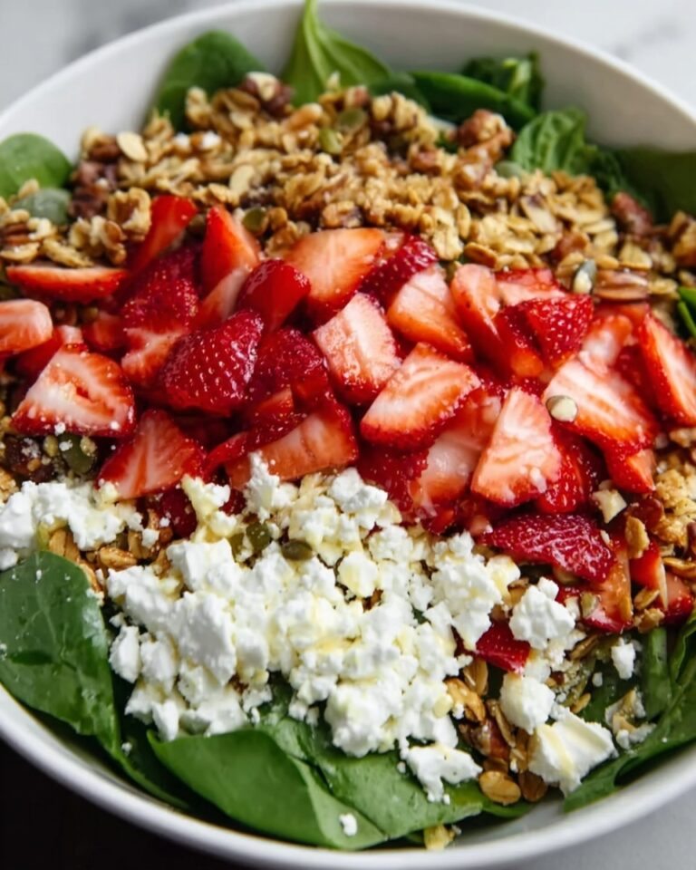 Strawberry Crunch Salad with Champagne Vinaigrette Recipe