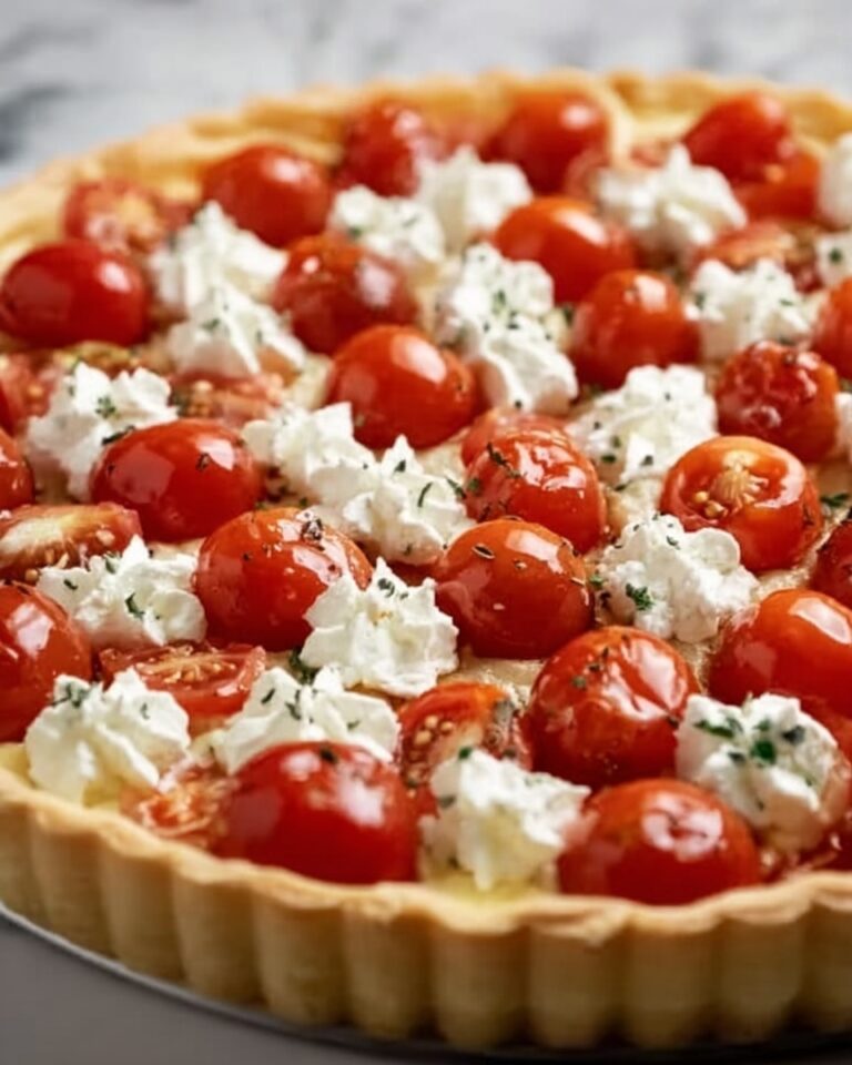 Goat Cheese & Cherry Tomato Tart Recipe