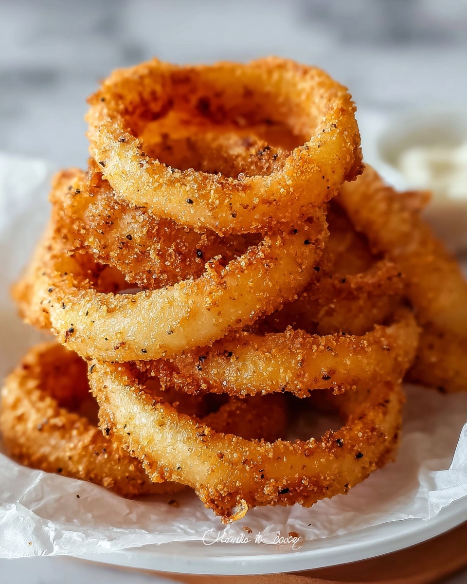 Crispy Fried Onion Rings Recipe - Recipe Image