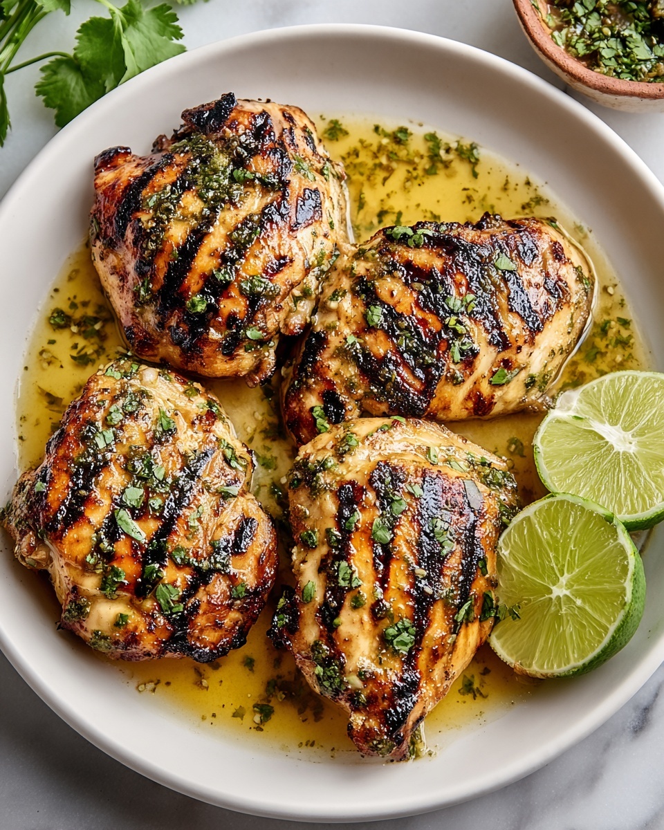 Charred Cilantro Lime Chicken Thighs Recipe - Recipe Image