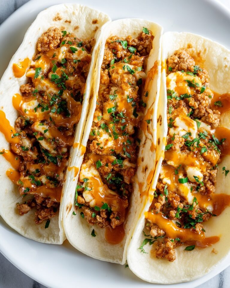 Garlic Butter Honey BBQ Beef Tacos Recipe