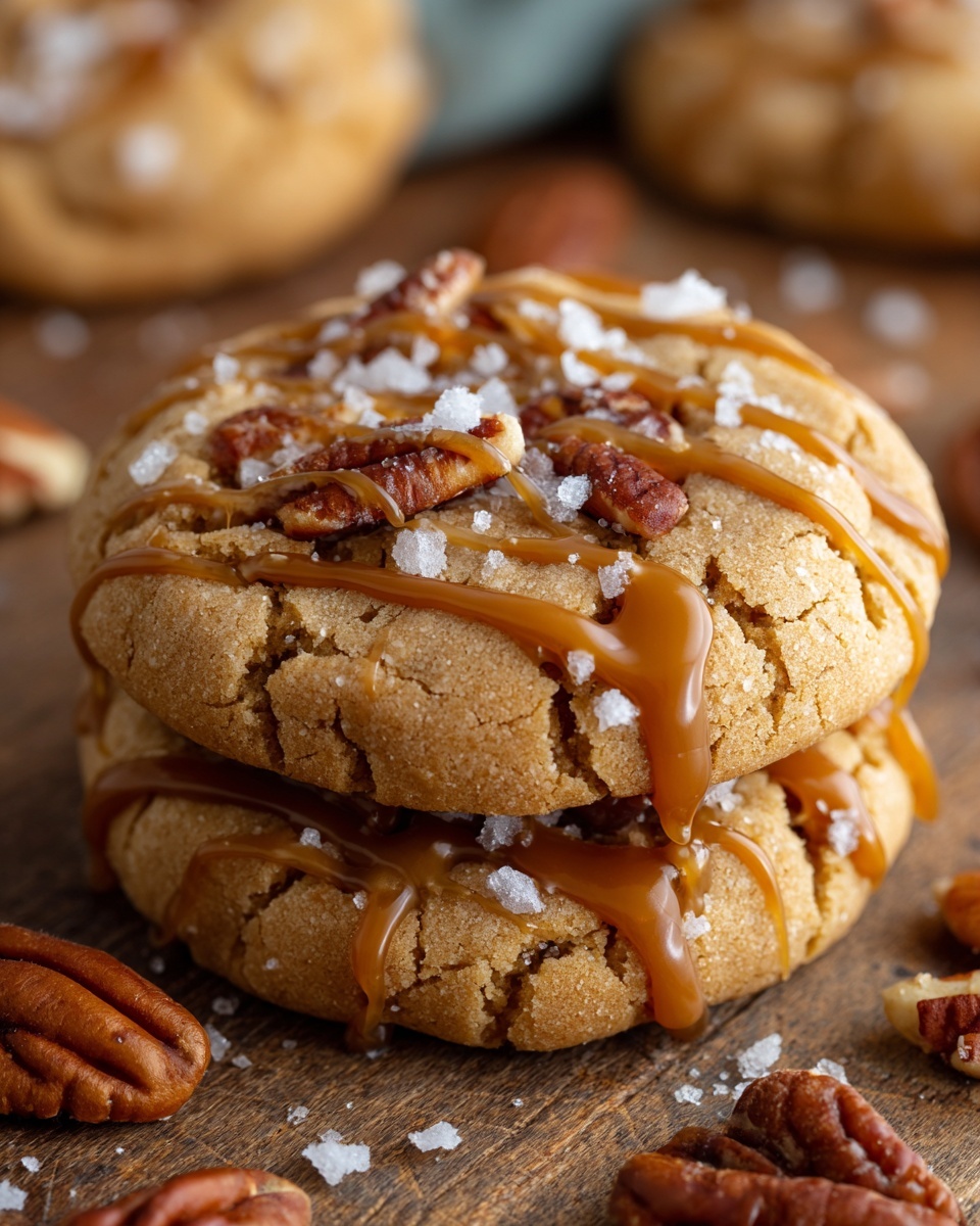Salted Caramel Crunch Cookies Recipe - Recipe Image