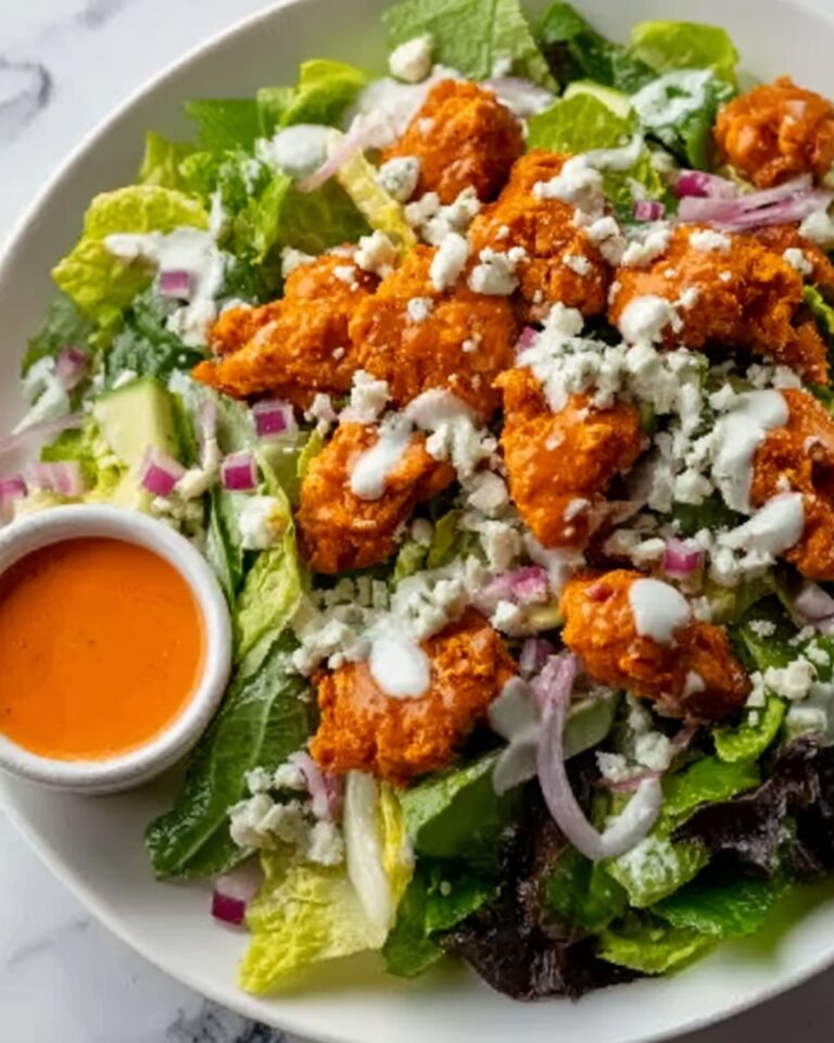 Fried Buffalo Chicken Salad Recipe